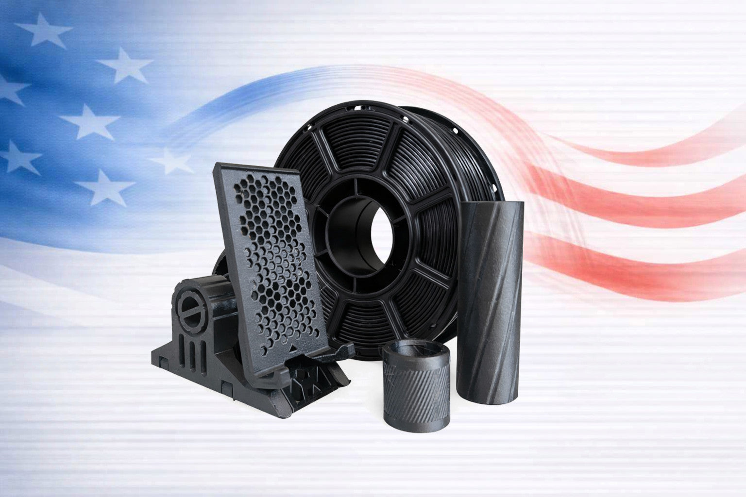Carbon-Fiber Filled Black 1KG PETG-CF Filament