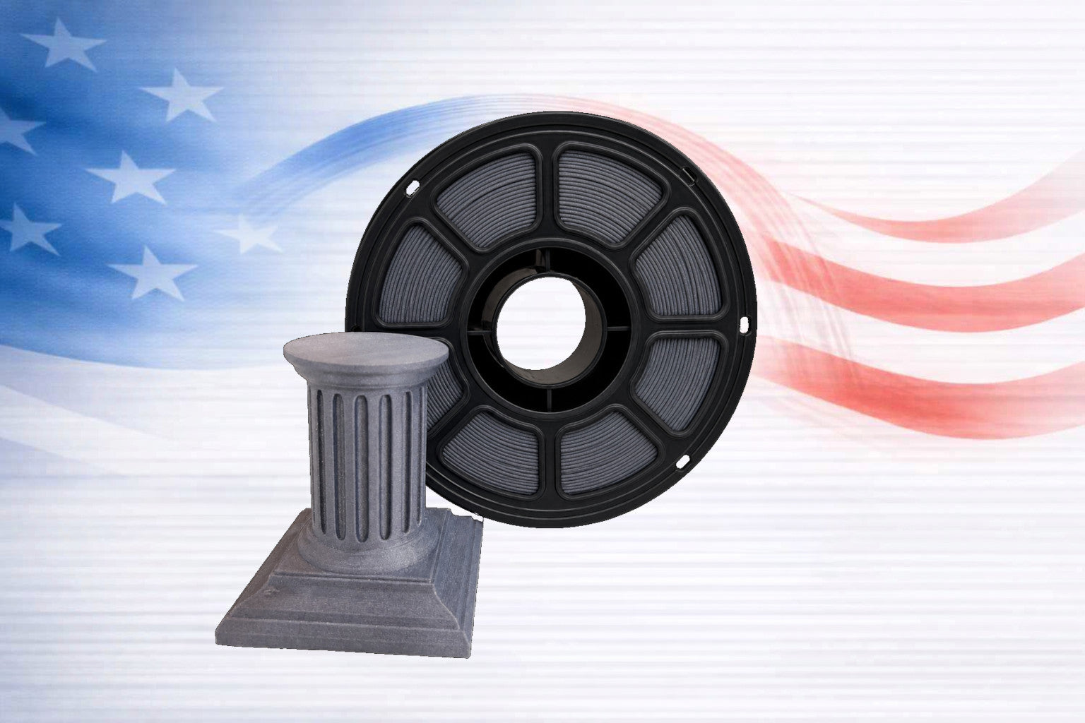 Carbon-Fiber Filled Gray 1KG PETG-CF Filament