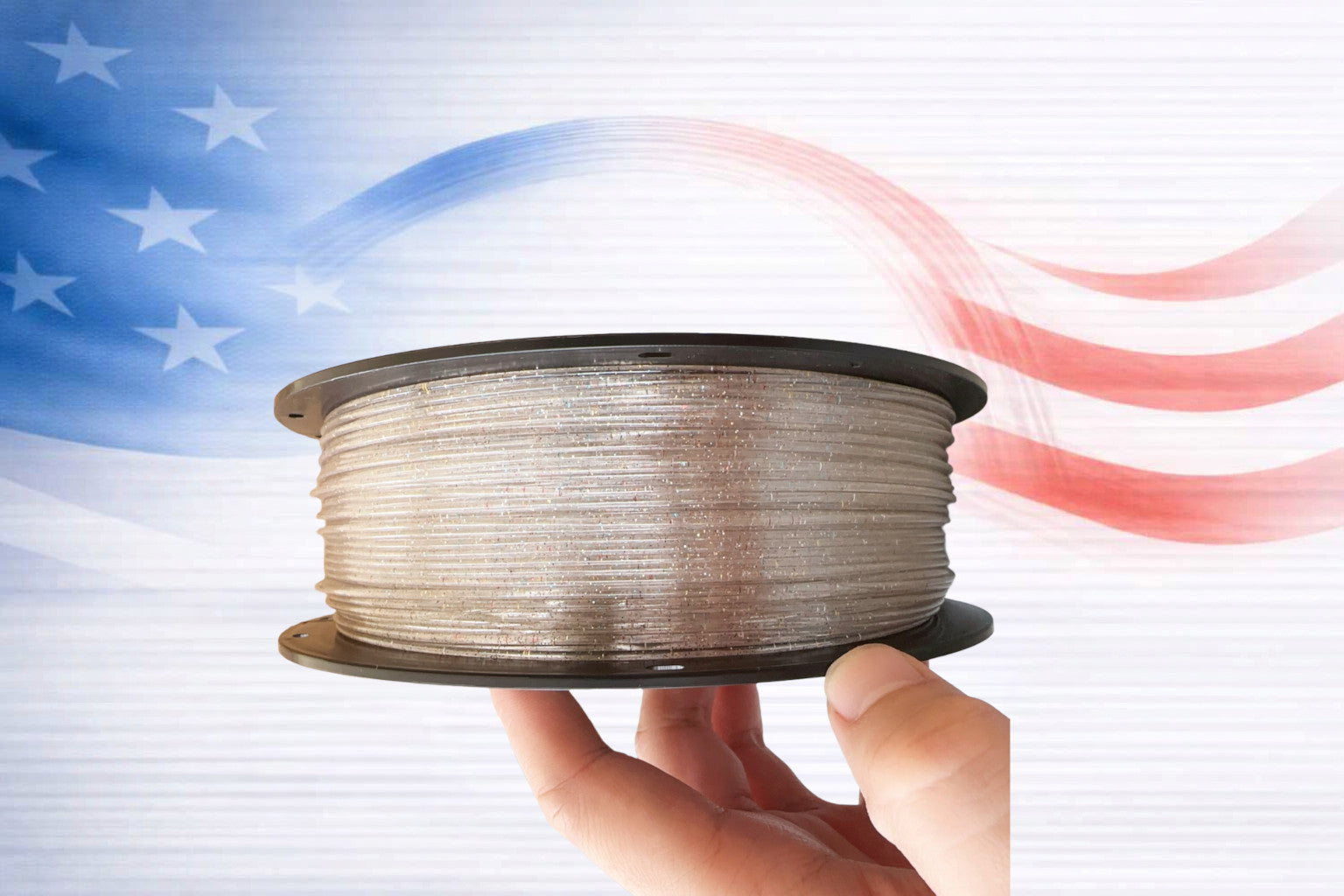 Colorful Shimmer Transparent 1KG PETG Filament
