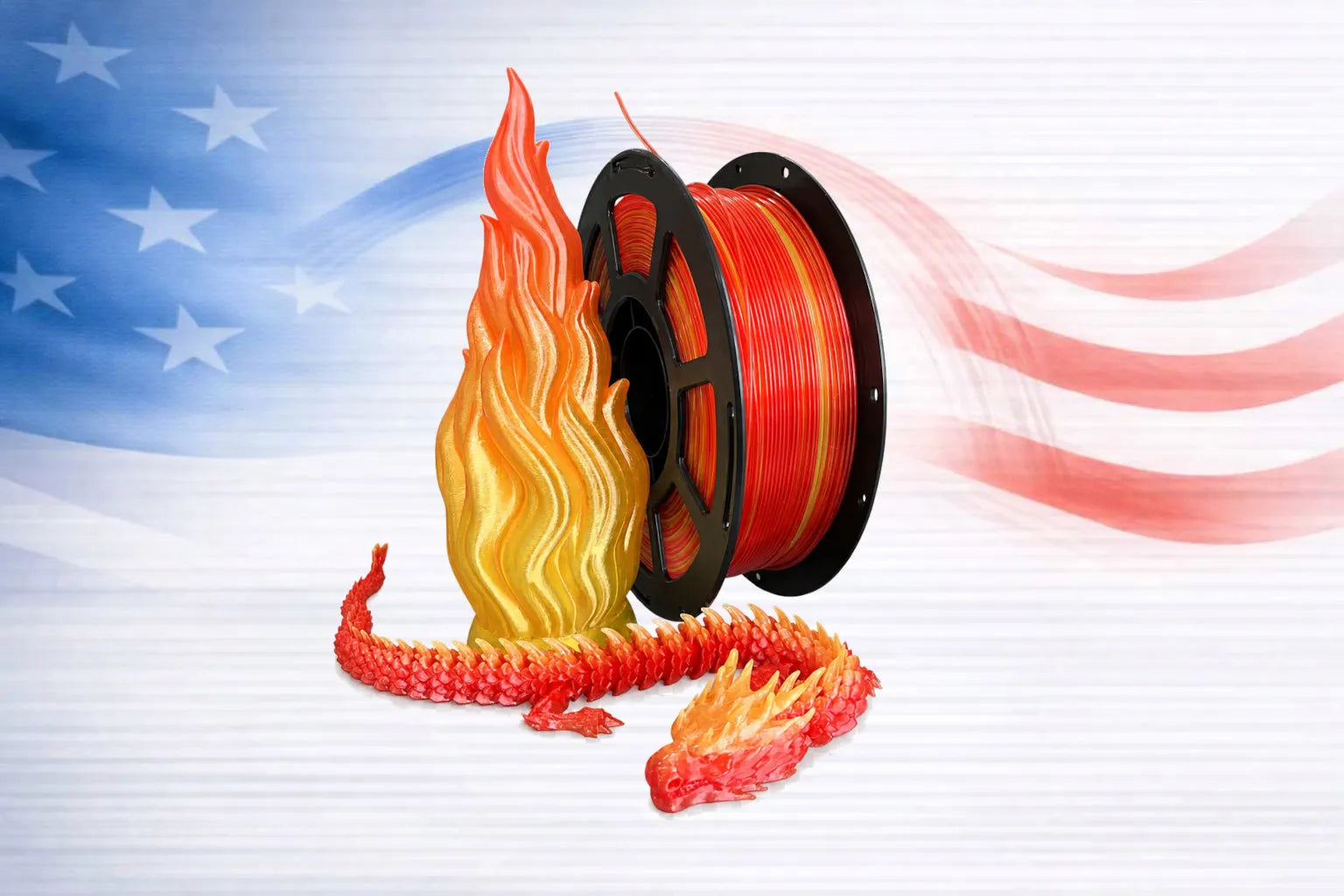 Rainbow Fire 1KG PETG Filament