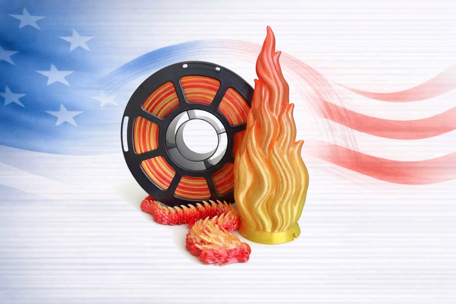 Rainbow Fire 1KG PETG Filament