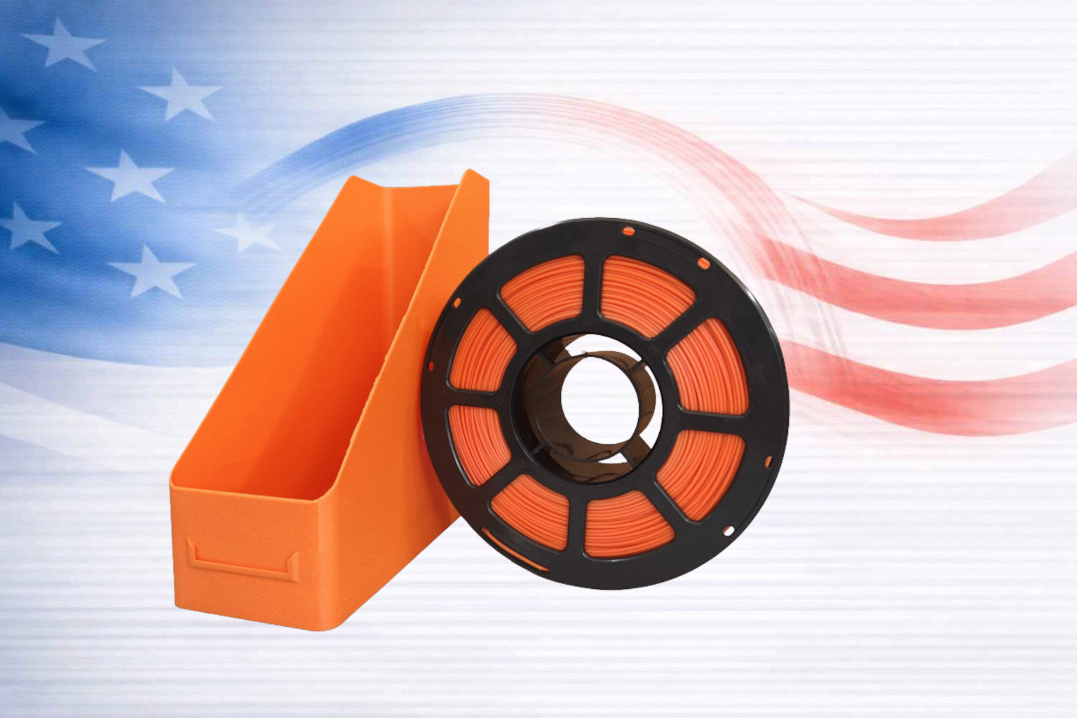 Glass Filled Orange 1KG PETG-GF Filament