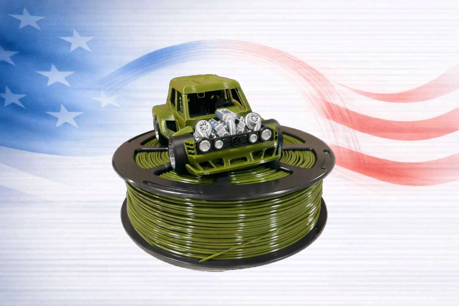 Basic Olive Drab 1KG PETG Filament