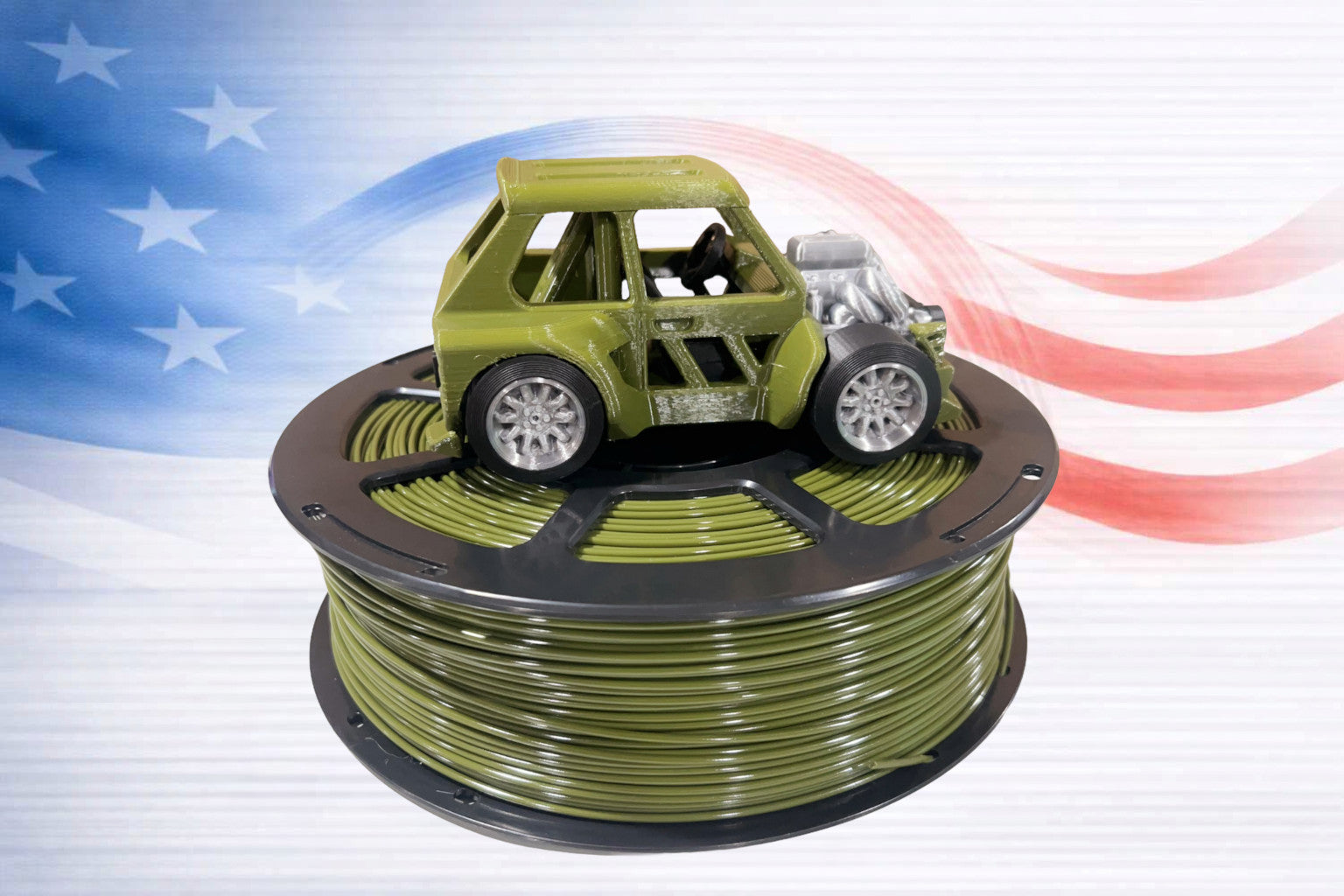 Basic Olive Drab 1KG PETG Filament