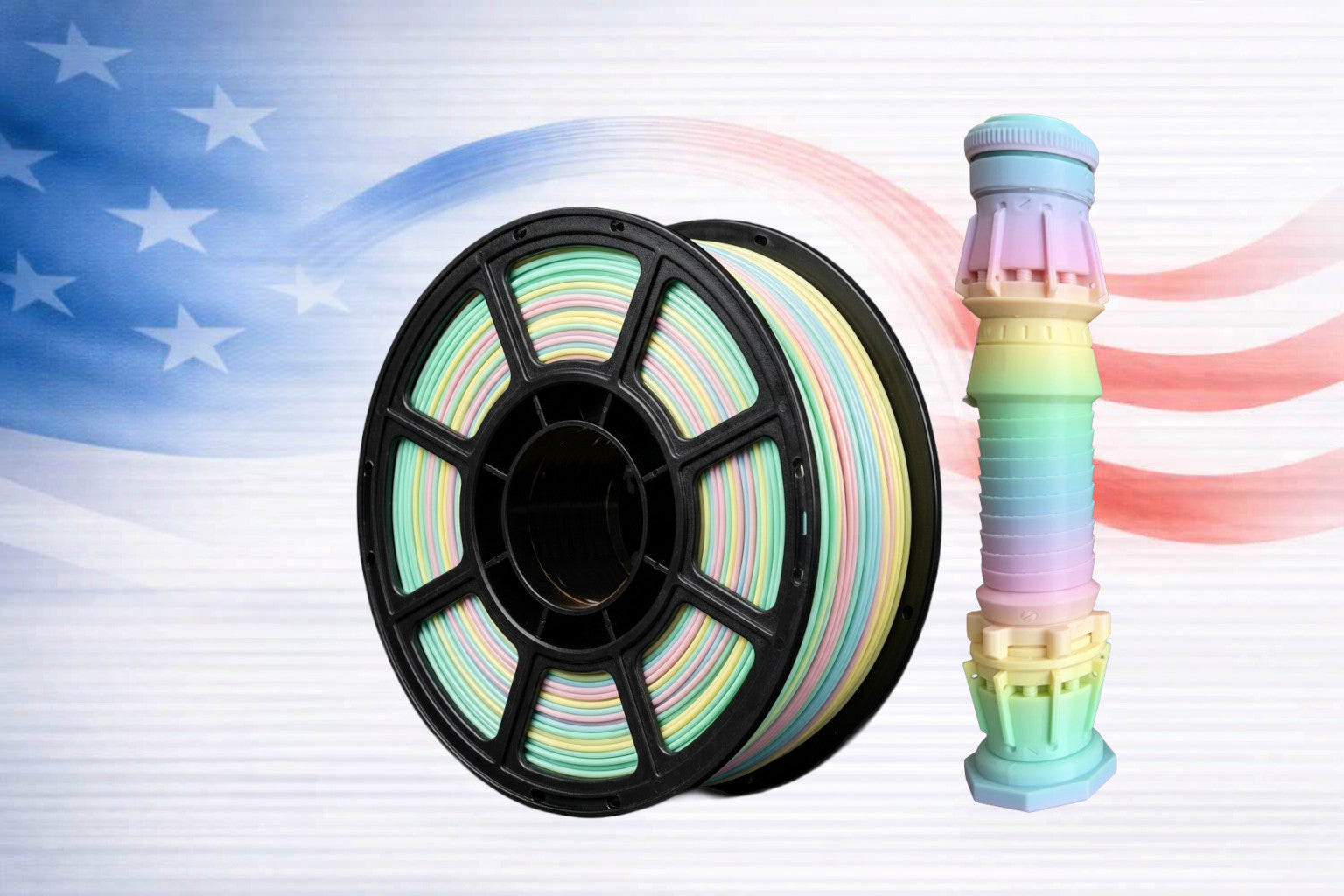 Rainbow Macarons 1KG PETG Filament