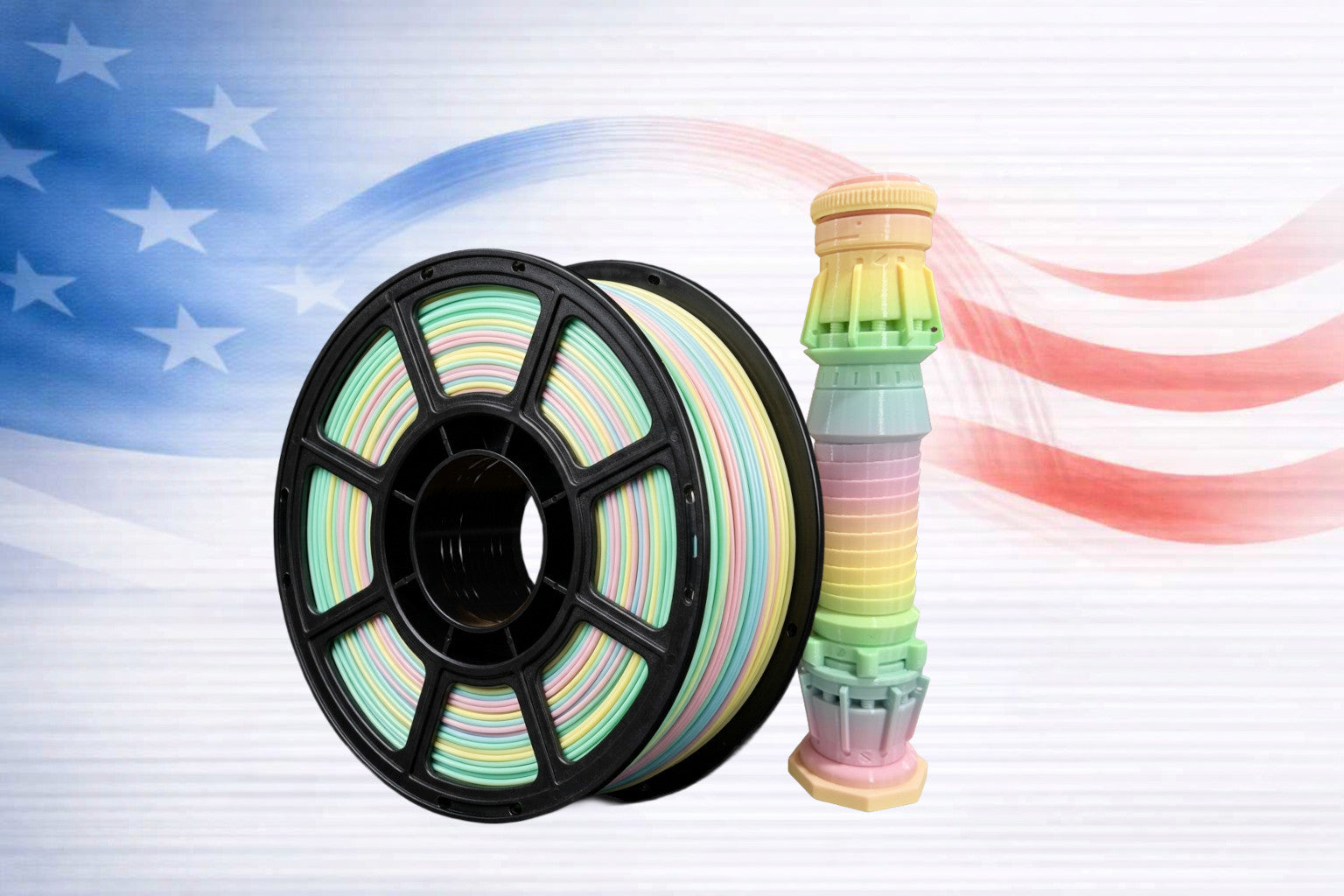 Rainbow Macarons 1KG PETG Filament