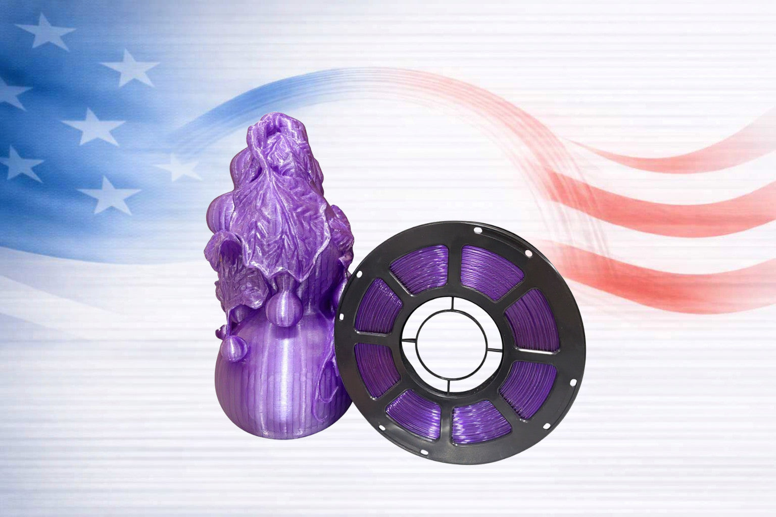 Transparent Purple 1KG PETG Filament