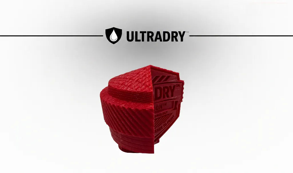 Filamento PETG rojo básico de 1 kg