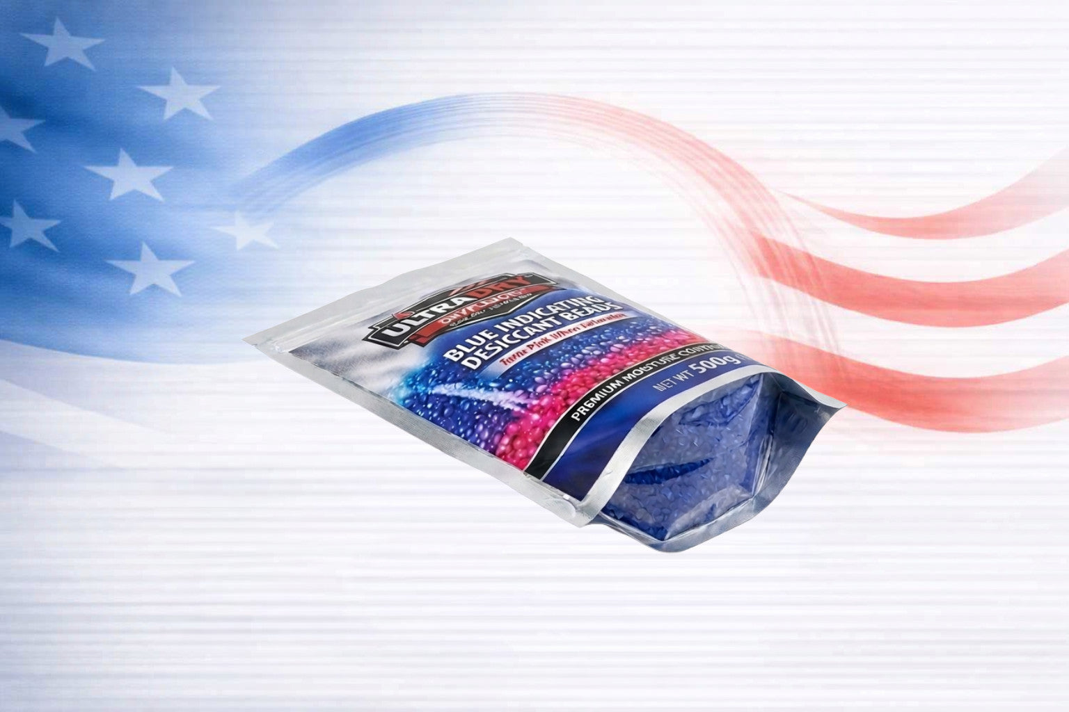 UltraDry 500g Blue Indicating Desiccant Bag — Large‑Format Reusable Moisture Control