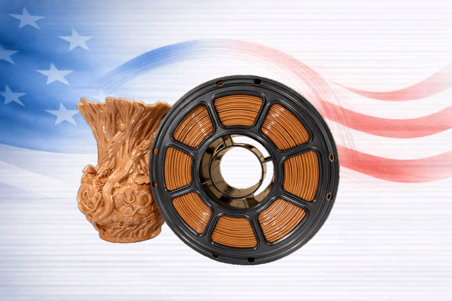 Basic Wood Coffee 1KG PETG Filament