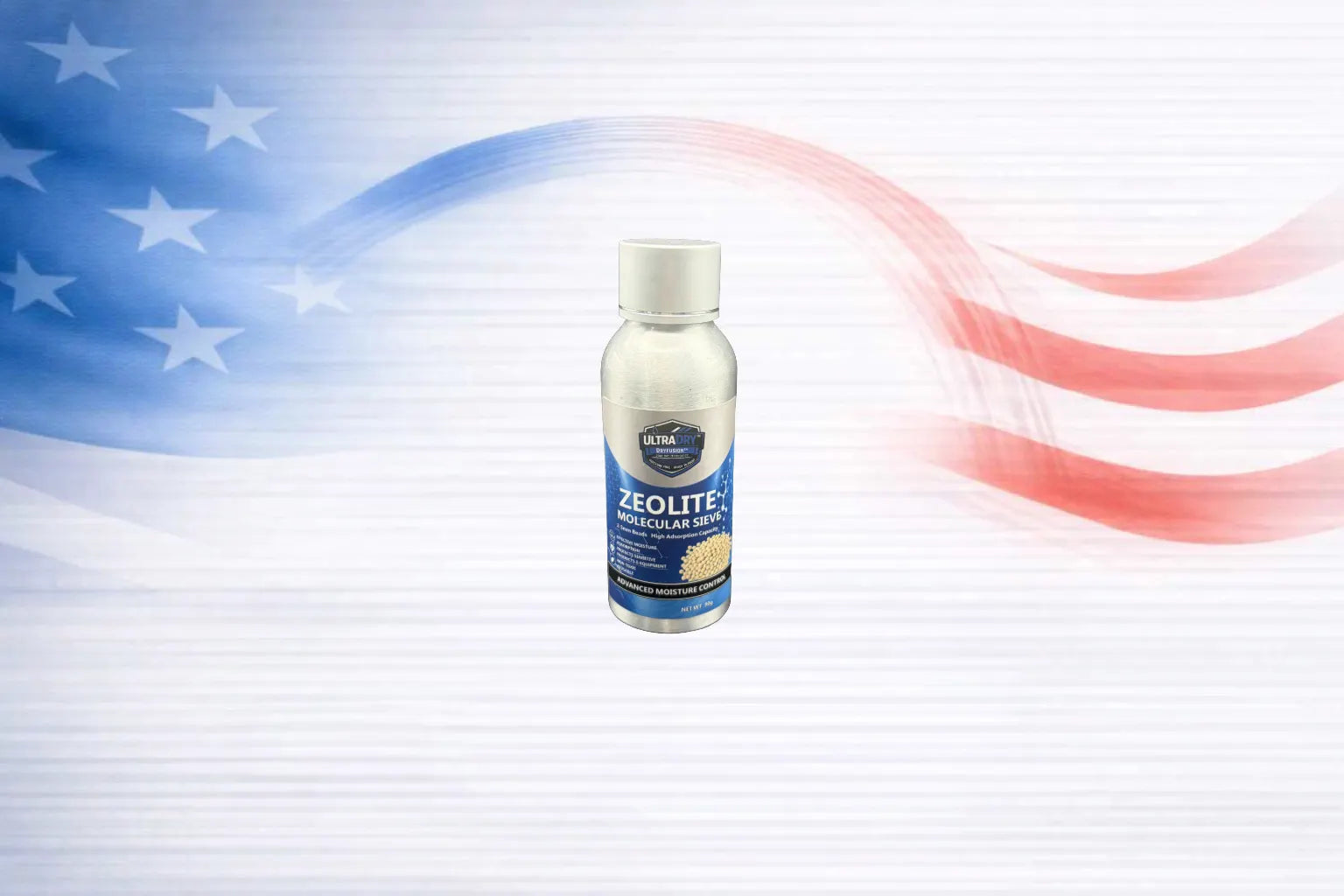 Tamiz de humedad de zeolita UltraDry de 90 g: control de humedad reutilizable